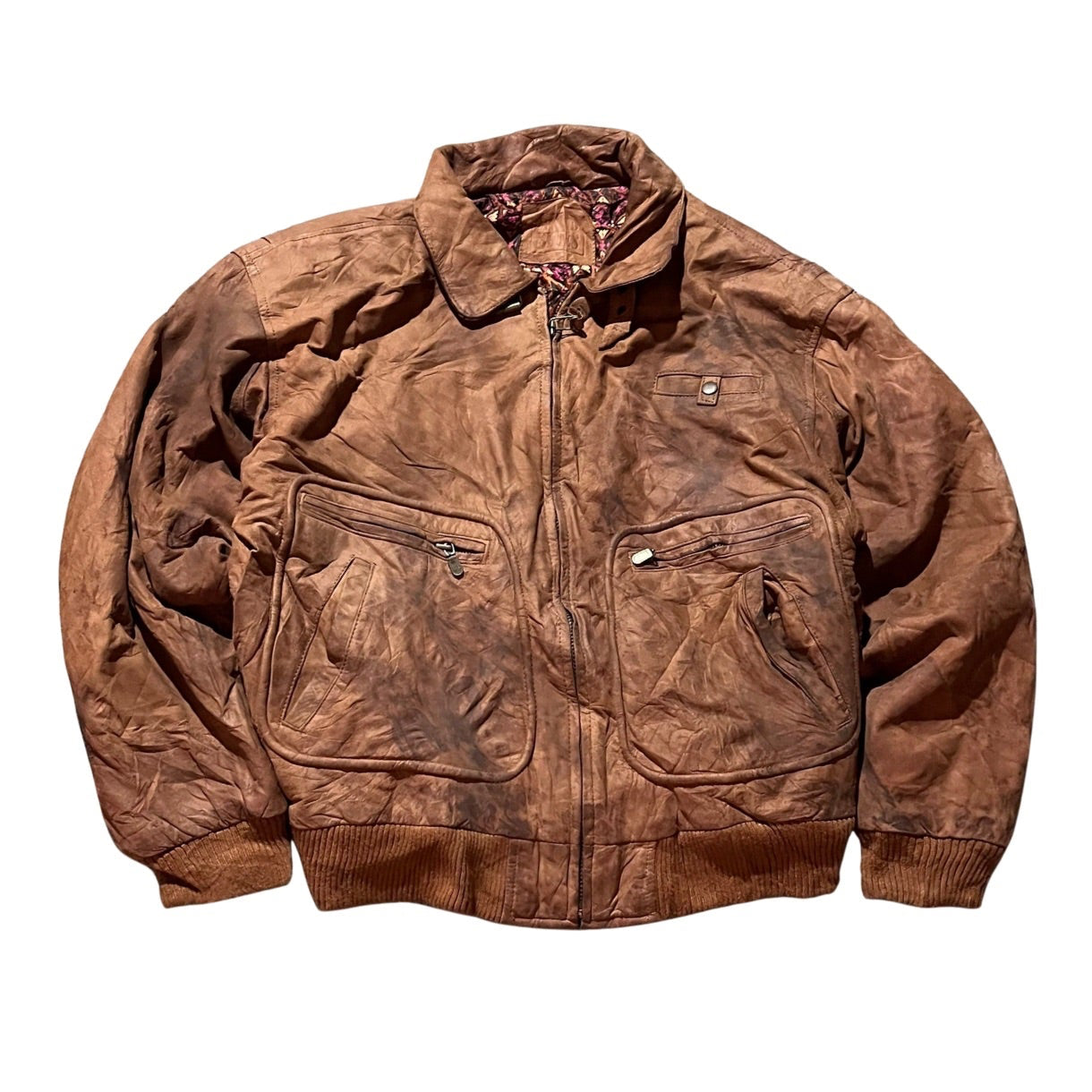 BLUES LEATHER JACKET