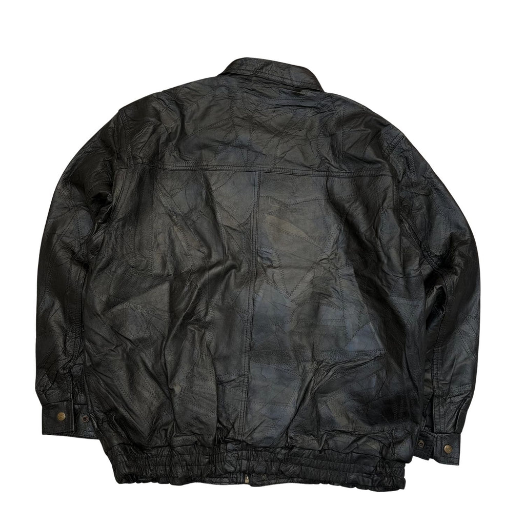 BLACK STICH PATTERN JACKET