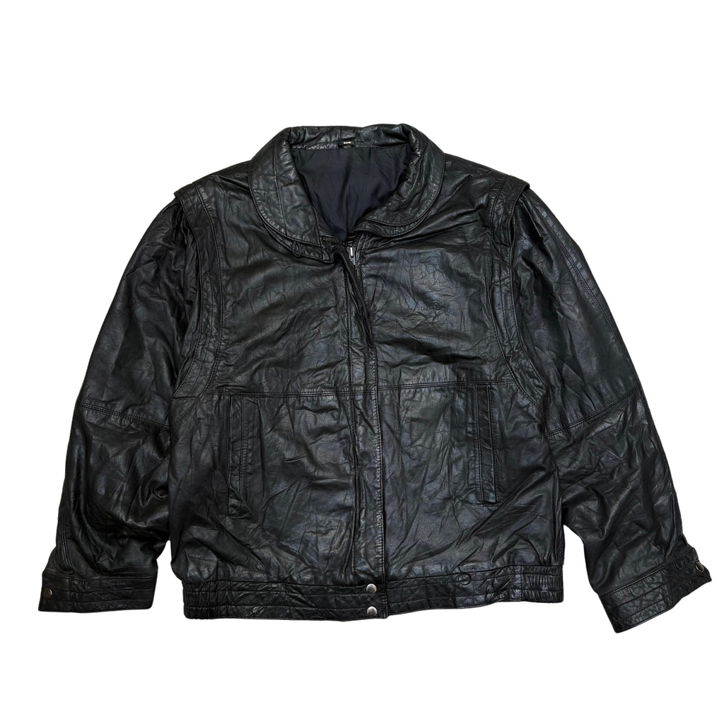 BLACK LEATHER JACKET