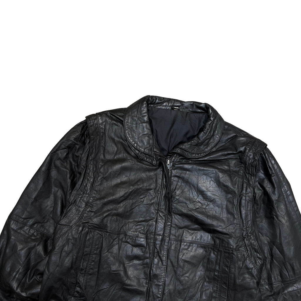 BLACK LEATHER JACKET