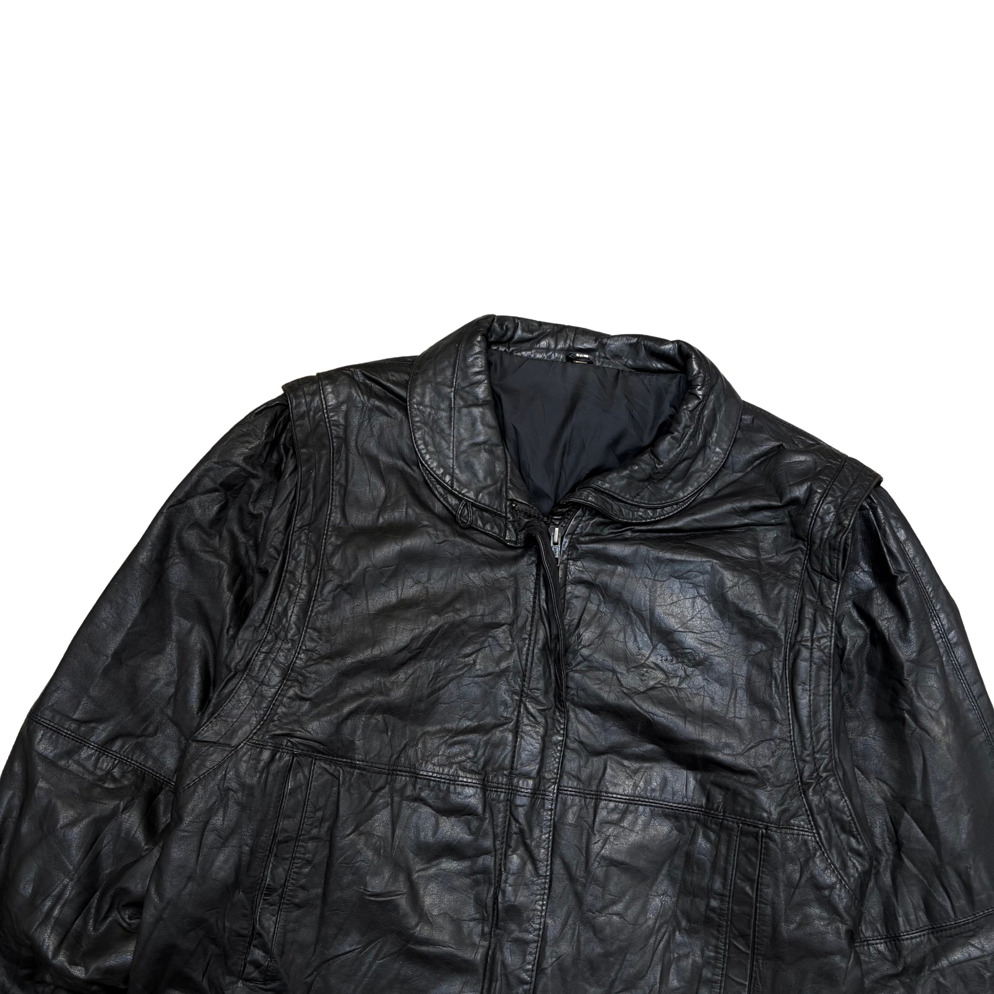 BLACK LEATHER JACKET