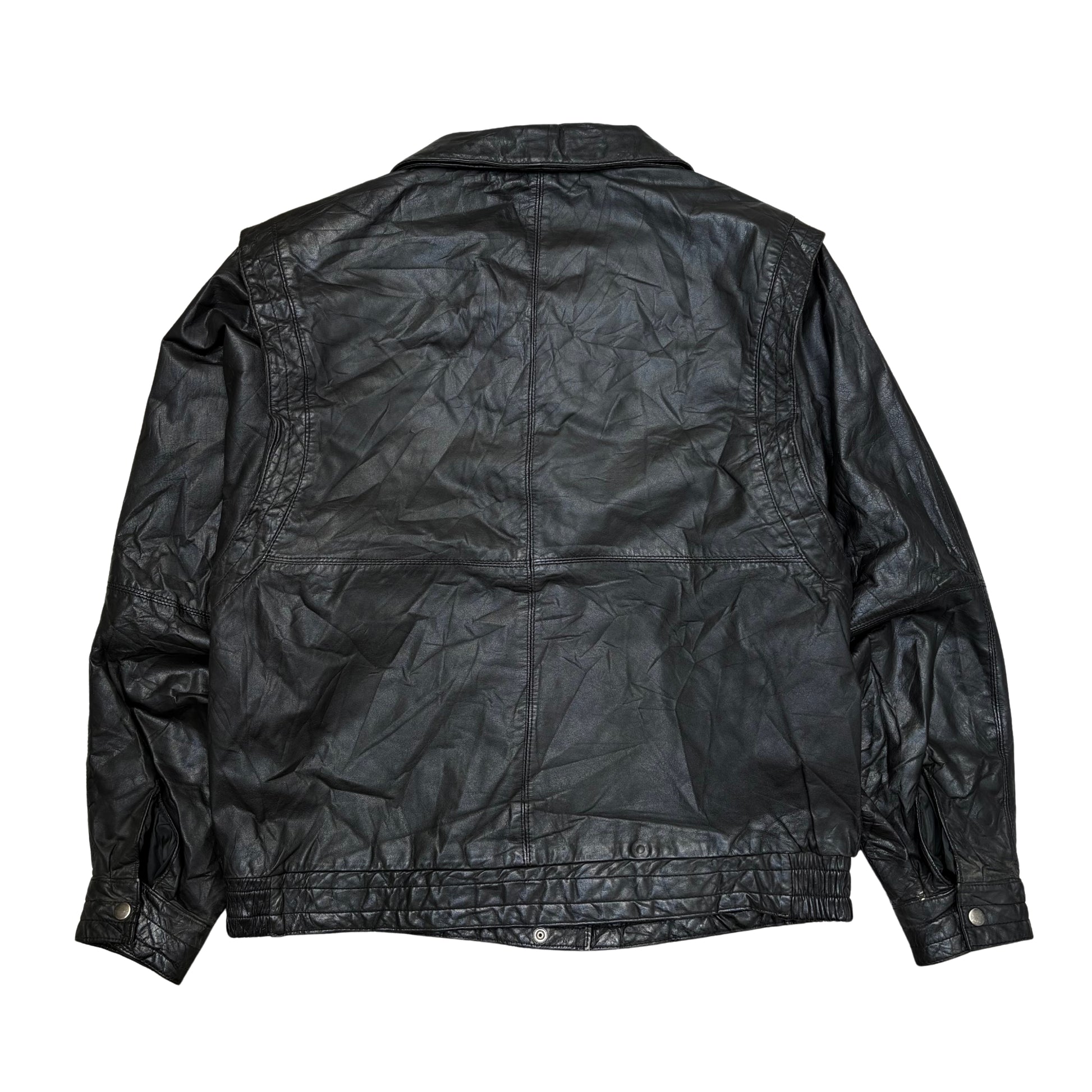 BLACK LEATHER JACKET