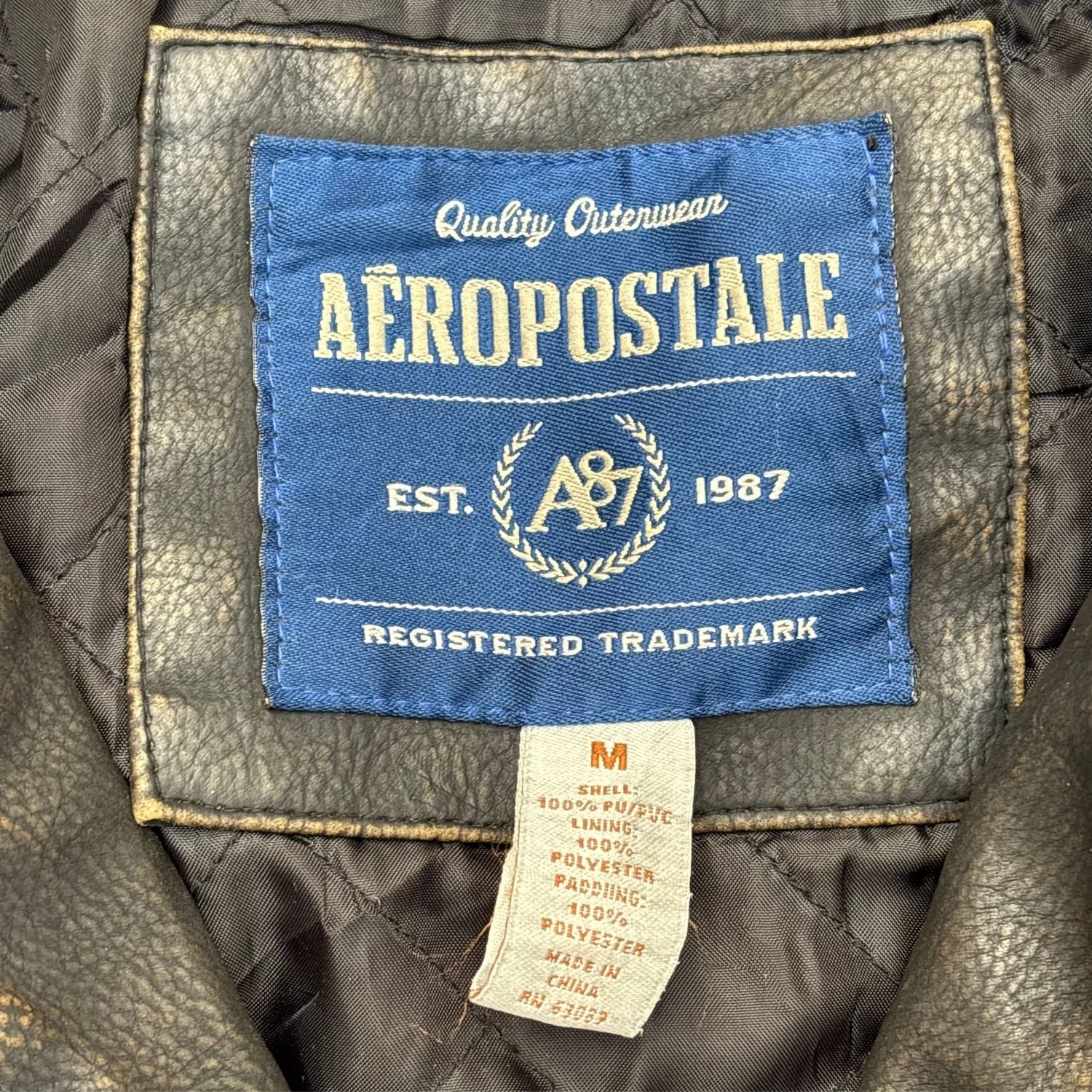 AEROPOSTALE LEATHER JACKET