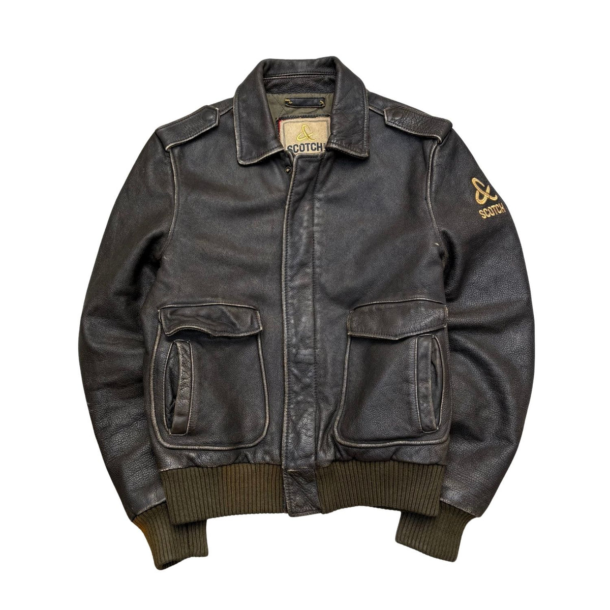 SCOTCH HEAVY LEATHER JACKET