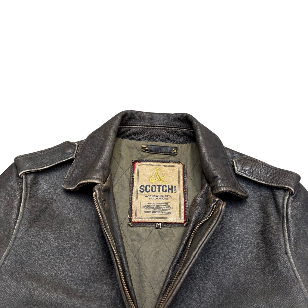SCOTCH HEAVY LEATHER JACKET