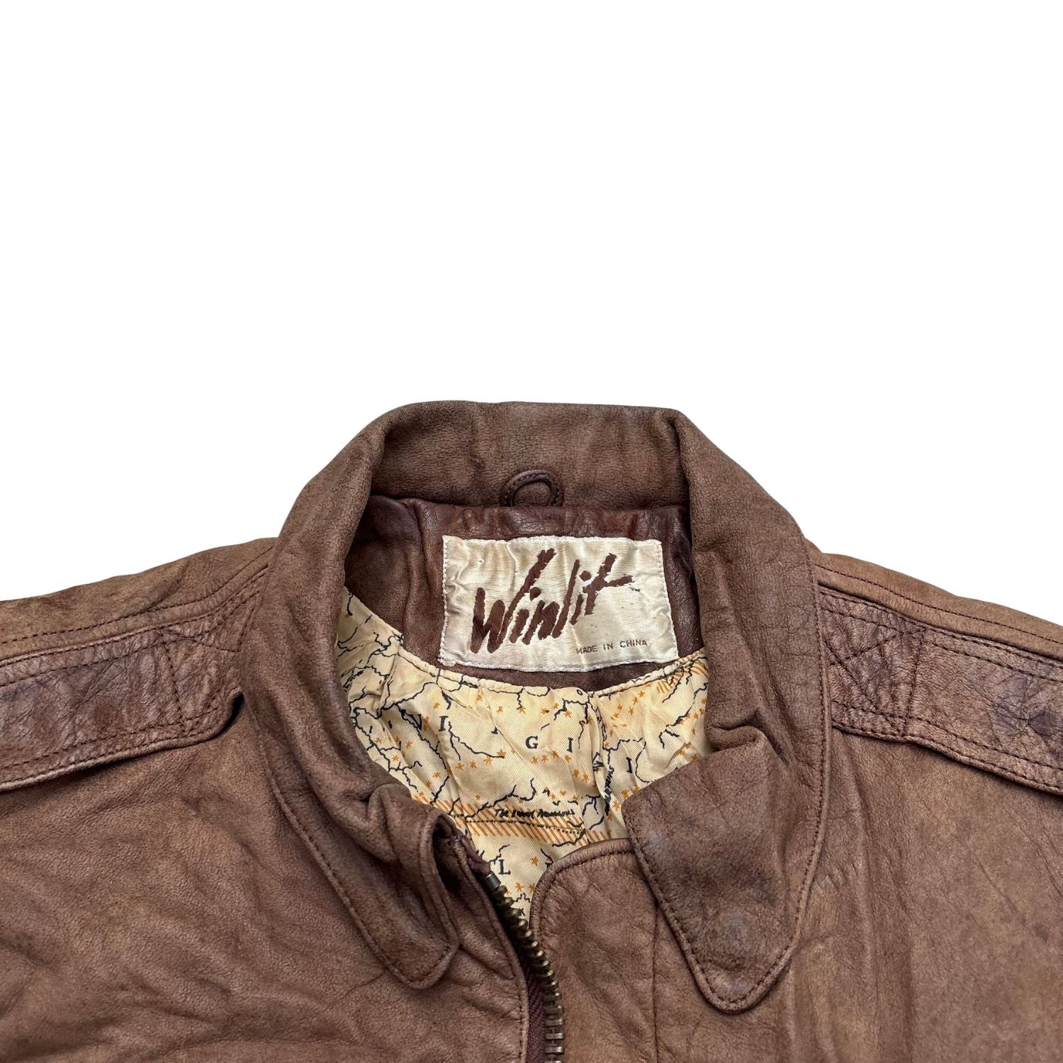 WINLIT LEATHER JACKET
