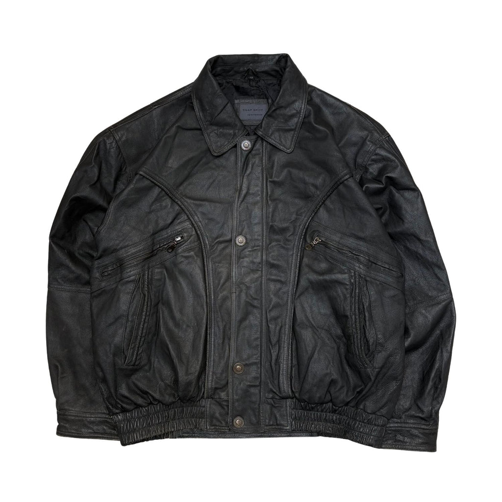 SNAPSHOT LEATHER JACKET