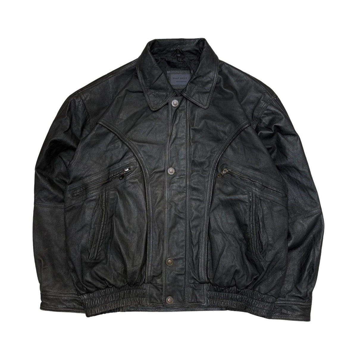 SNAPSHOT LEATHER JACKET