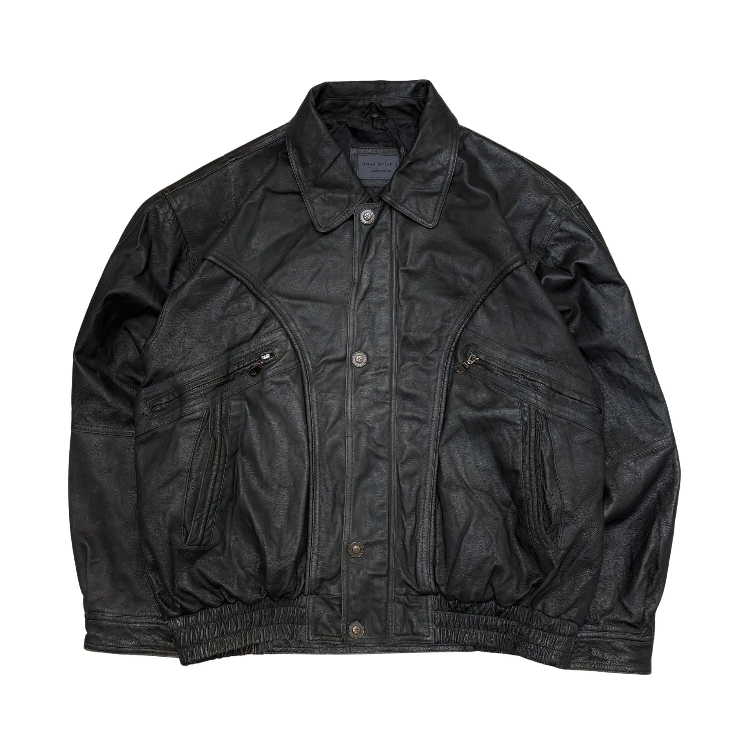 SNAPSHOT LEATHER JACKET