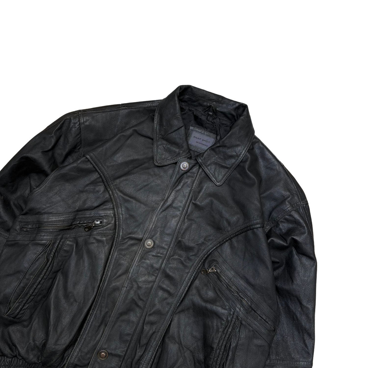 SNAPSHOT LEATHER JACKET