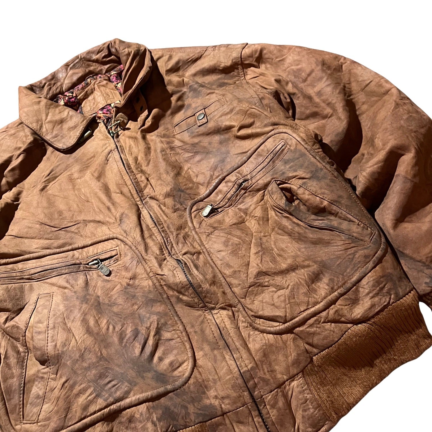 BLUES LEATHER JACKET