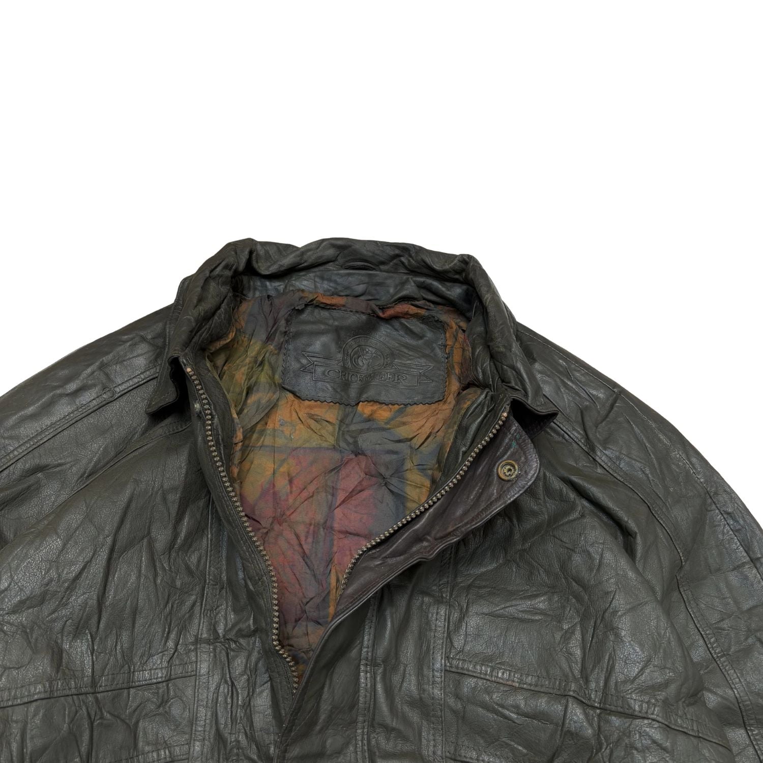 CRICKETEER LEATHER JACKET