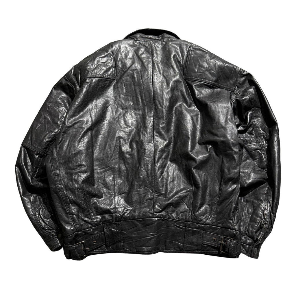 VINTAGE BLACK LEATHER JACKET
