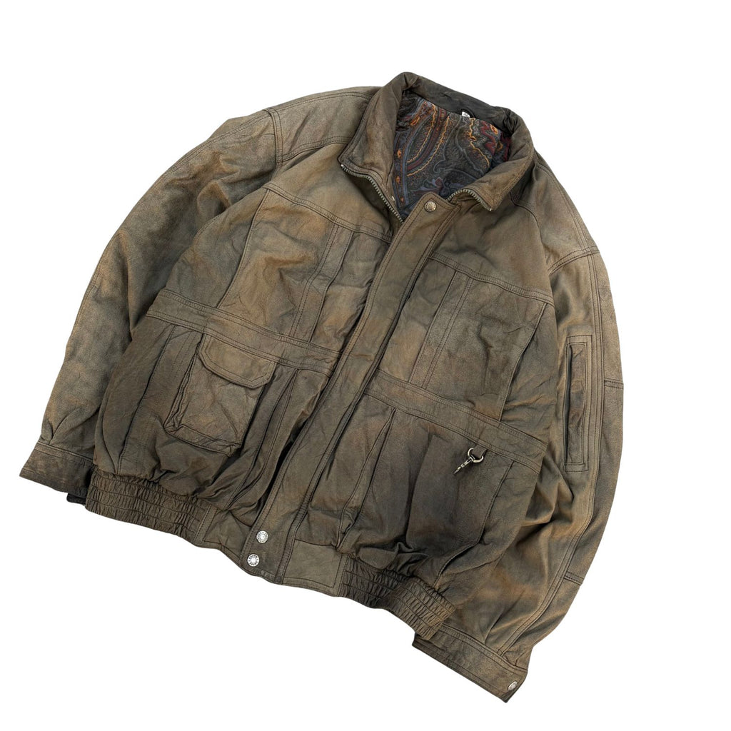 CROWN LEATHER JACKET