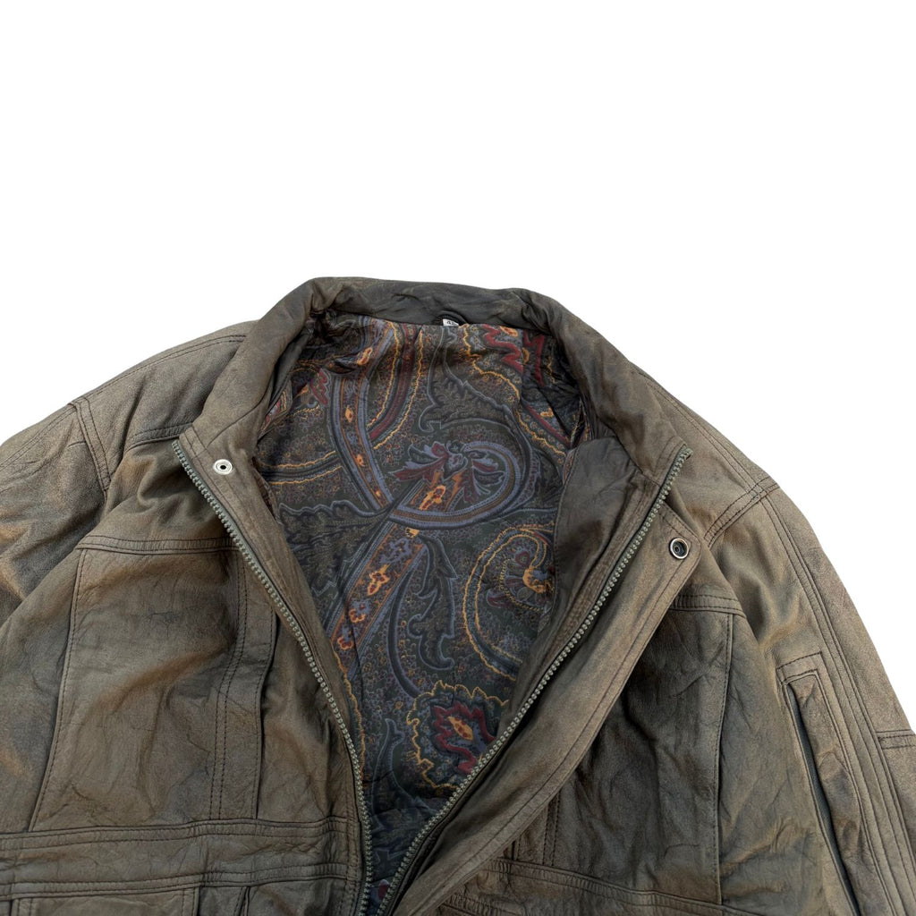 CROWN LEATHER JACKET