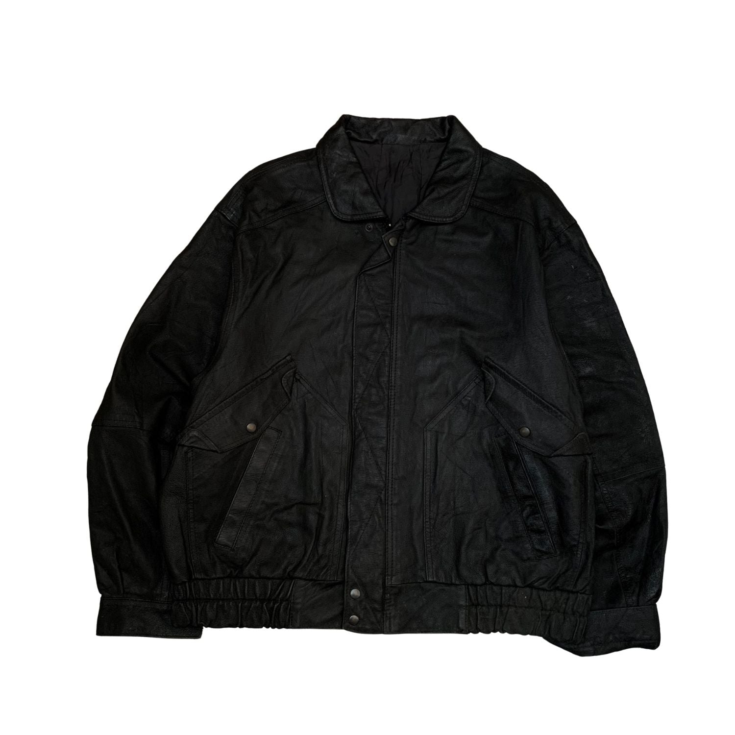 BLACK LEATHER JACKET