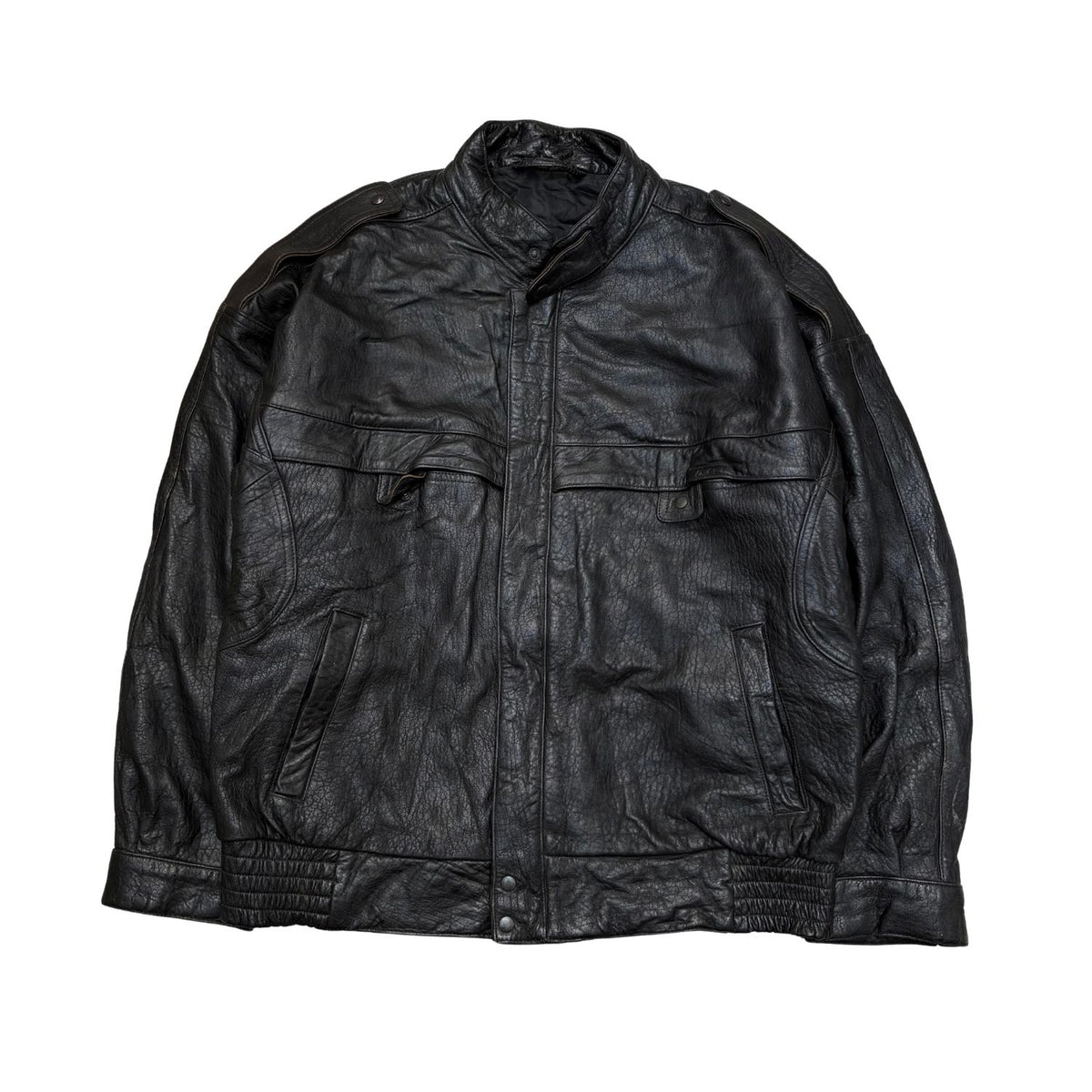 BLACK LEATHER JACKET