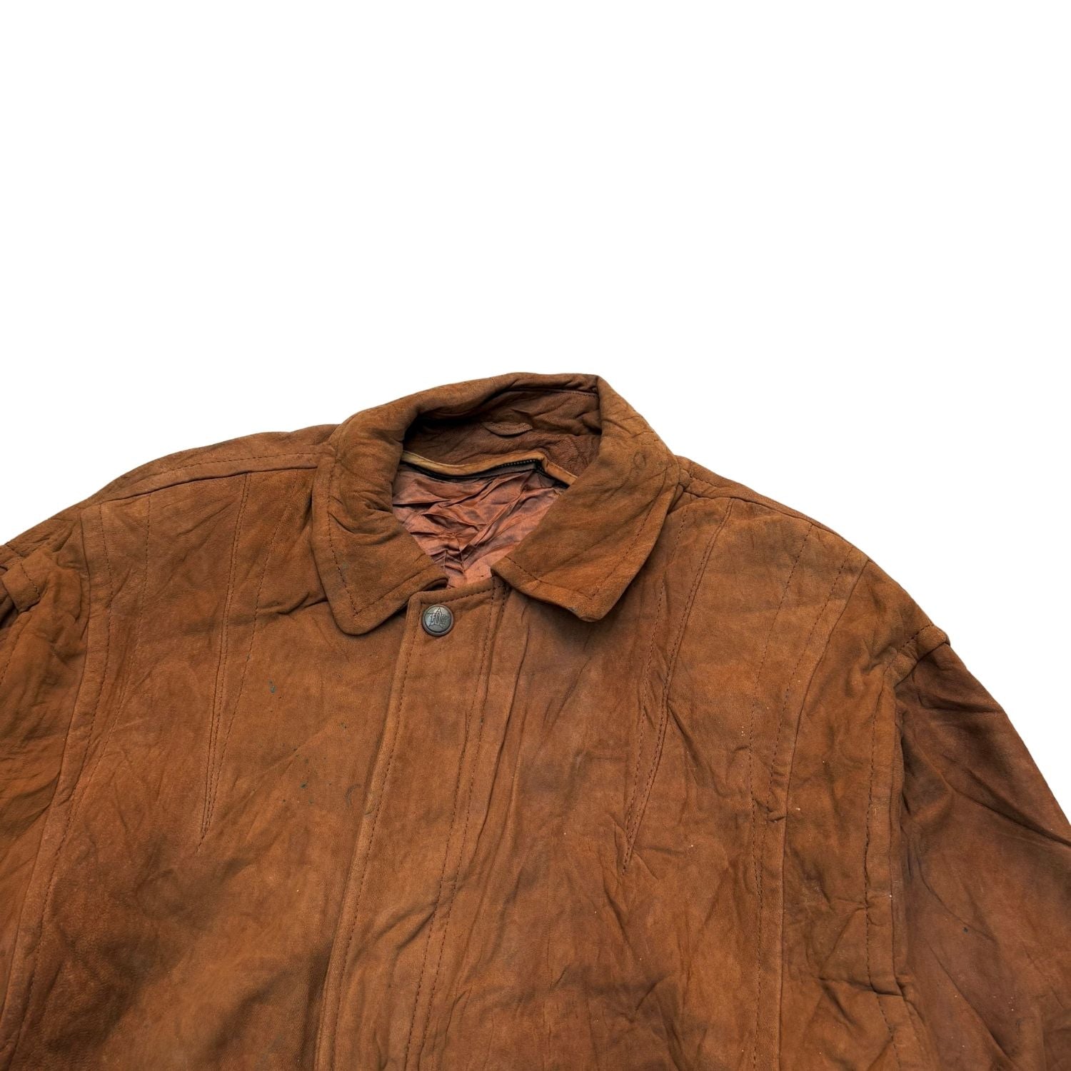 BROWN LEATHER JACKET