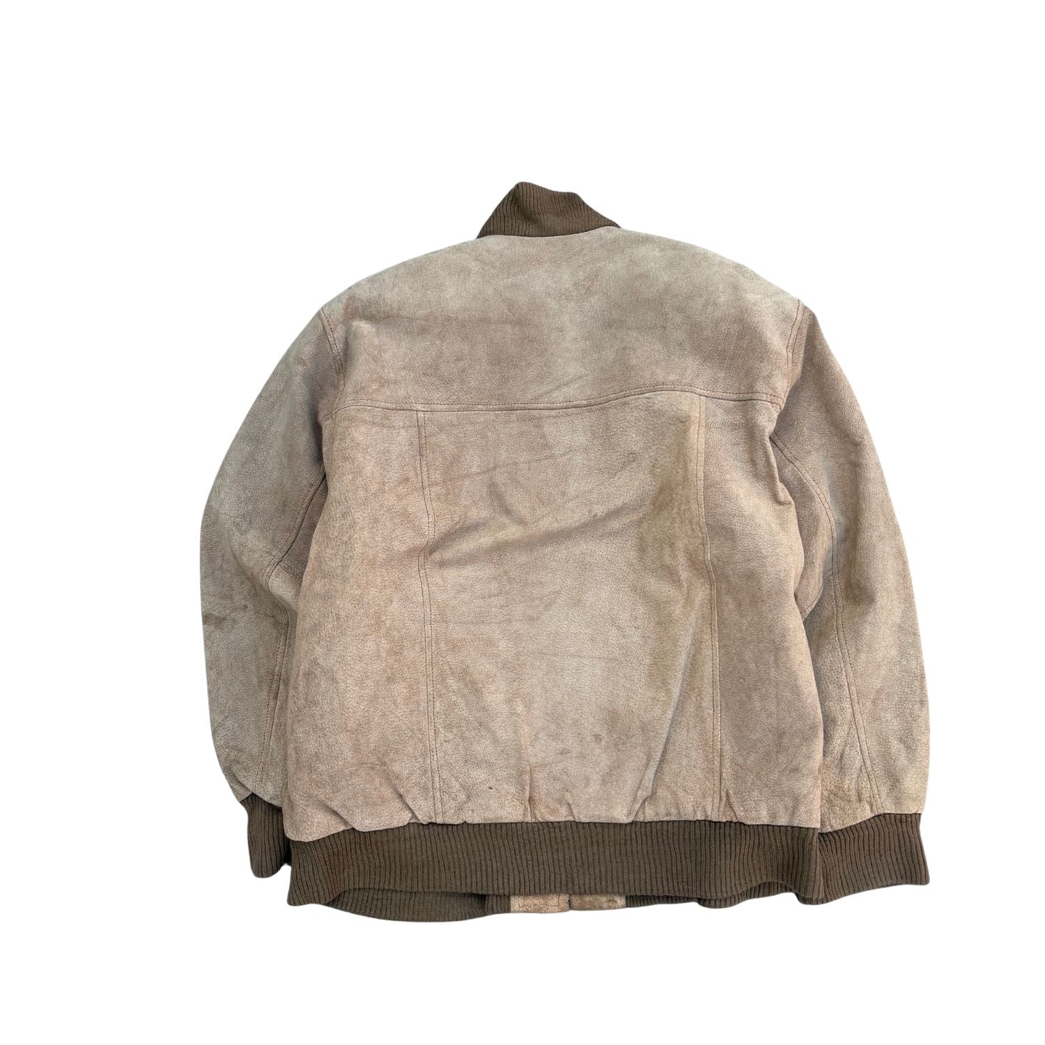 SUEDE LEATHER JACKET – 3IFTS Thrift India