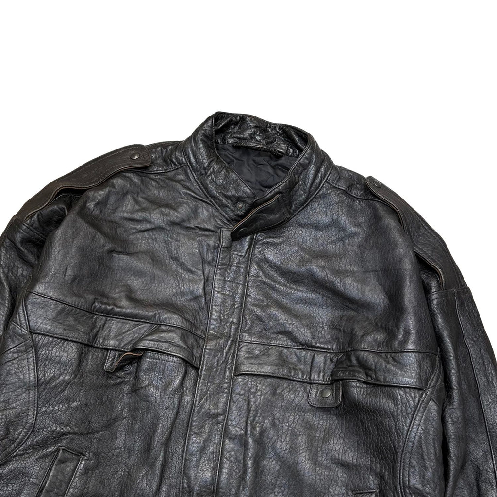 BLACK LEATHER JACKET