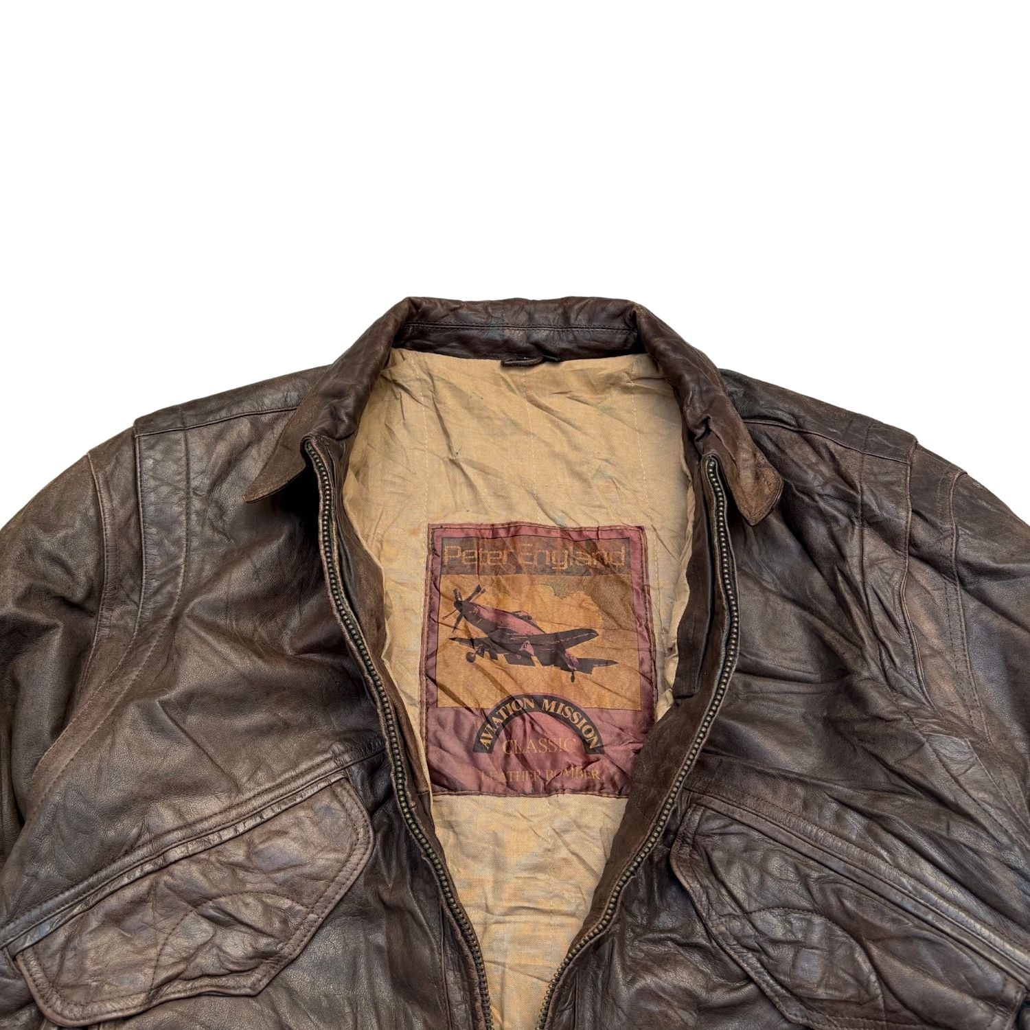 PETER ENGLAND LEATHER JACKET