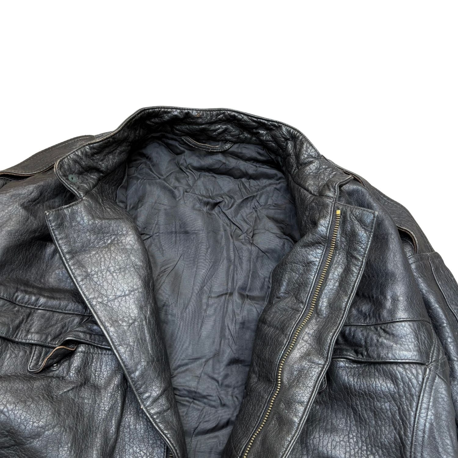 BLACK LEATHER JACKET