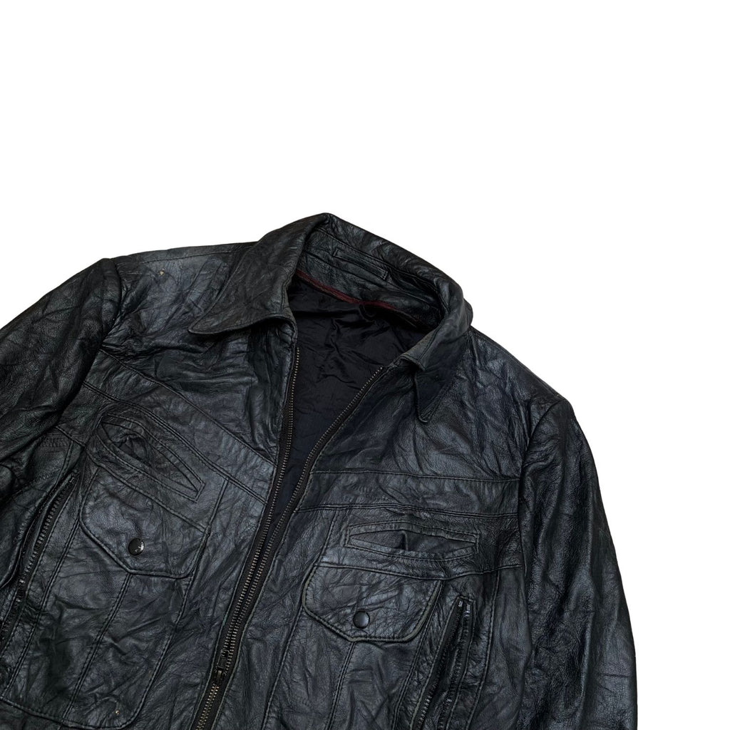 BLACK LEATHER JACKET