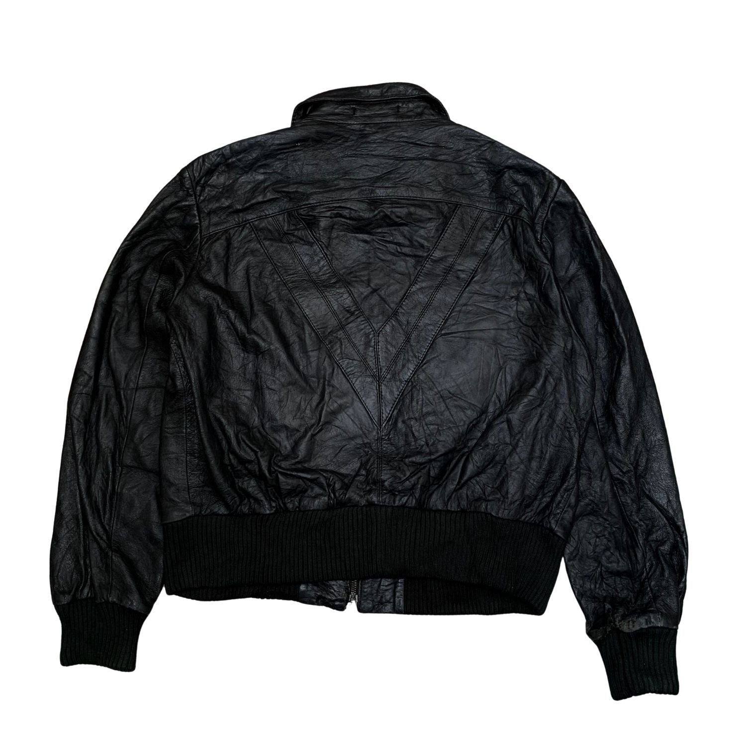 BLACK LEATHER JACKET
