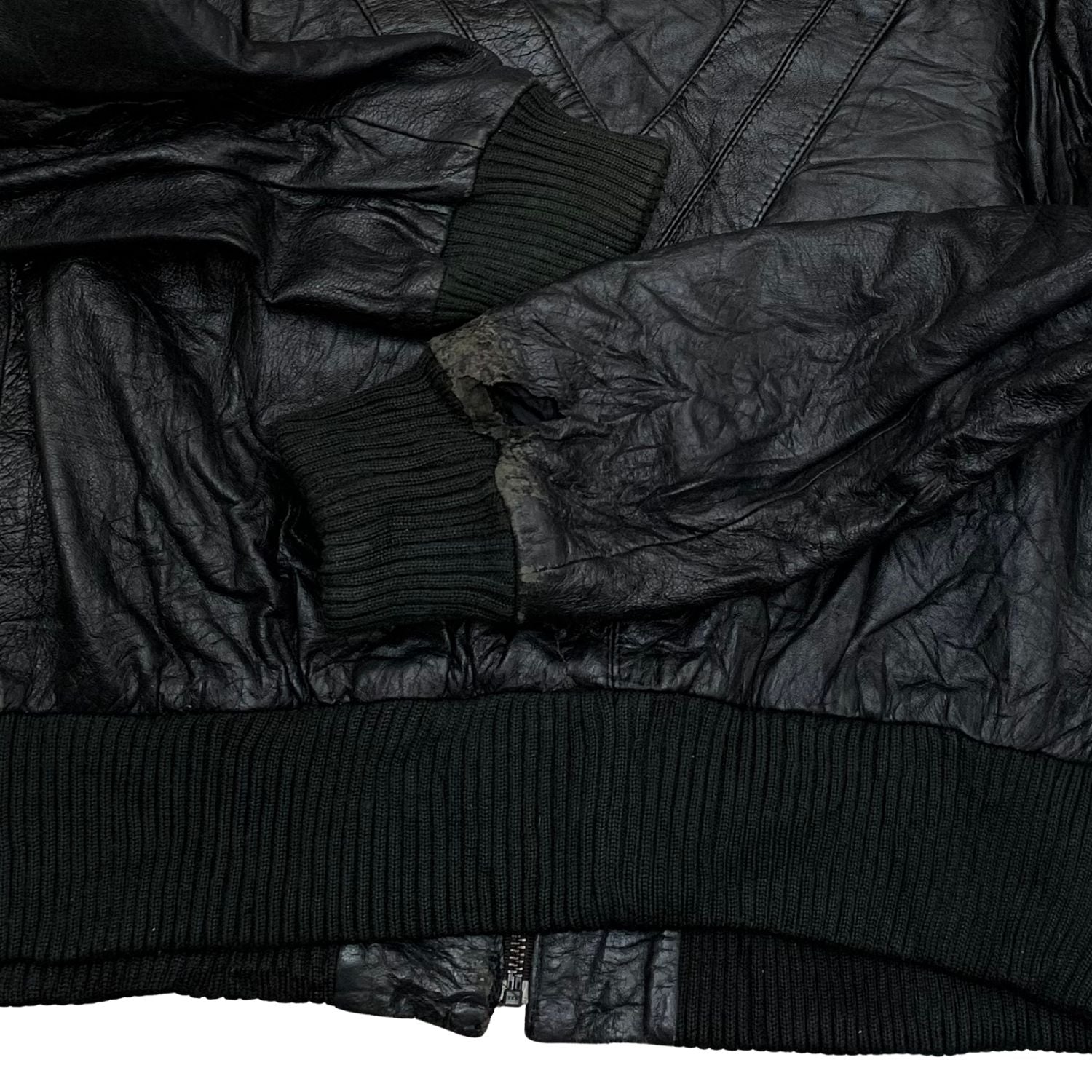 BLACK LEATHER JACKET
