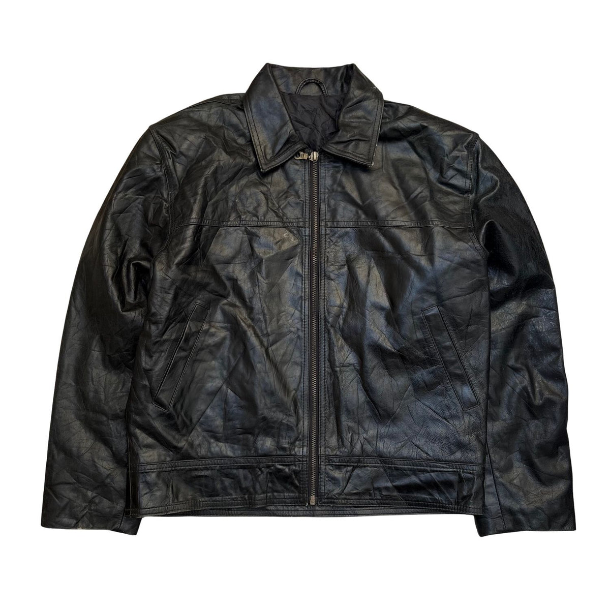 BLACK LEATHER JACKET