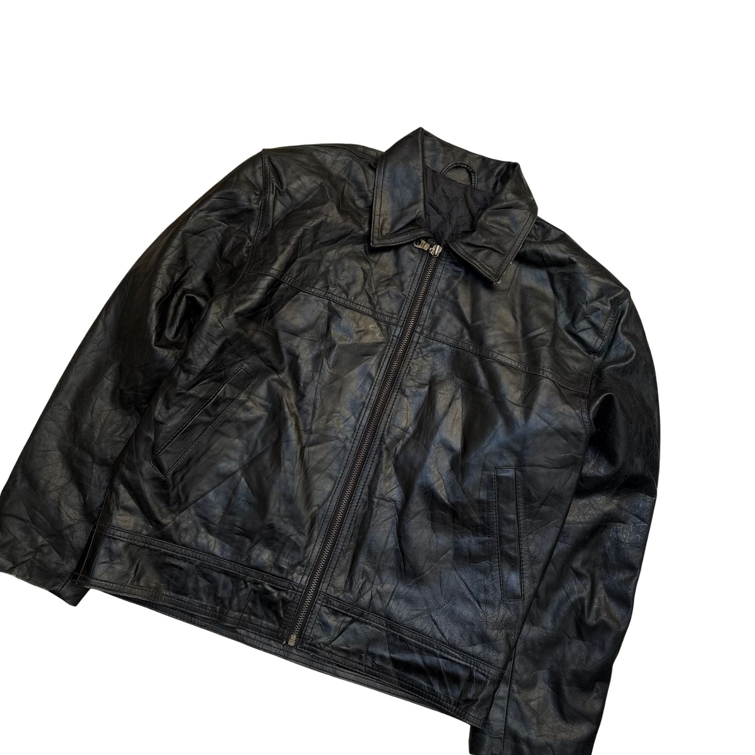 BLACK LEATHER JACKET