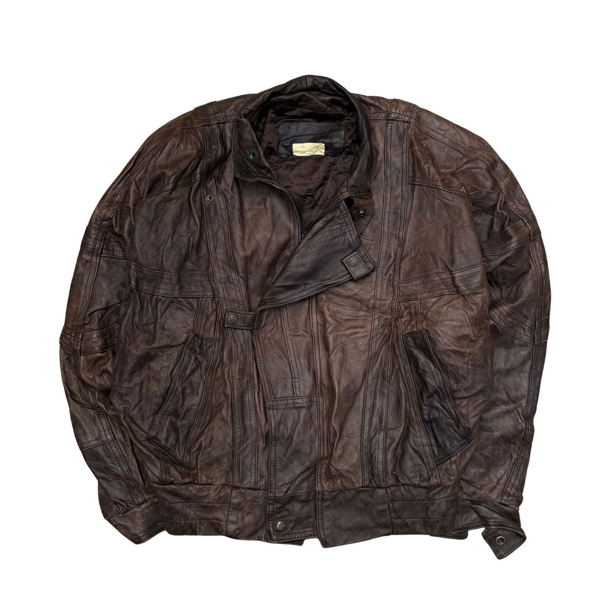 BROWN LEATHER JACKET