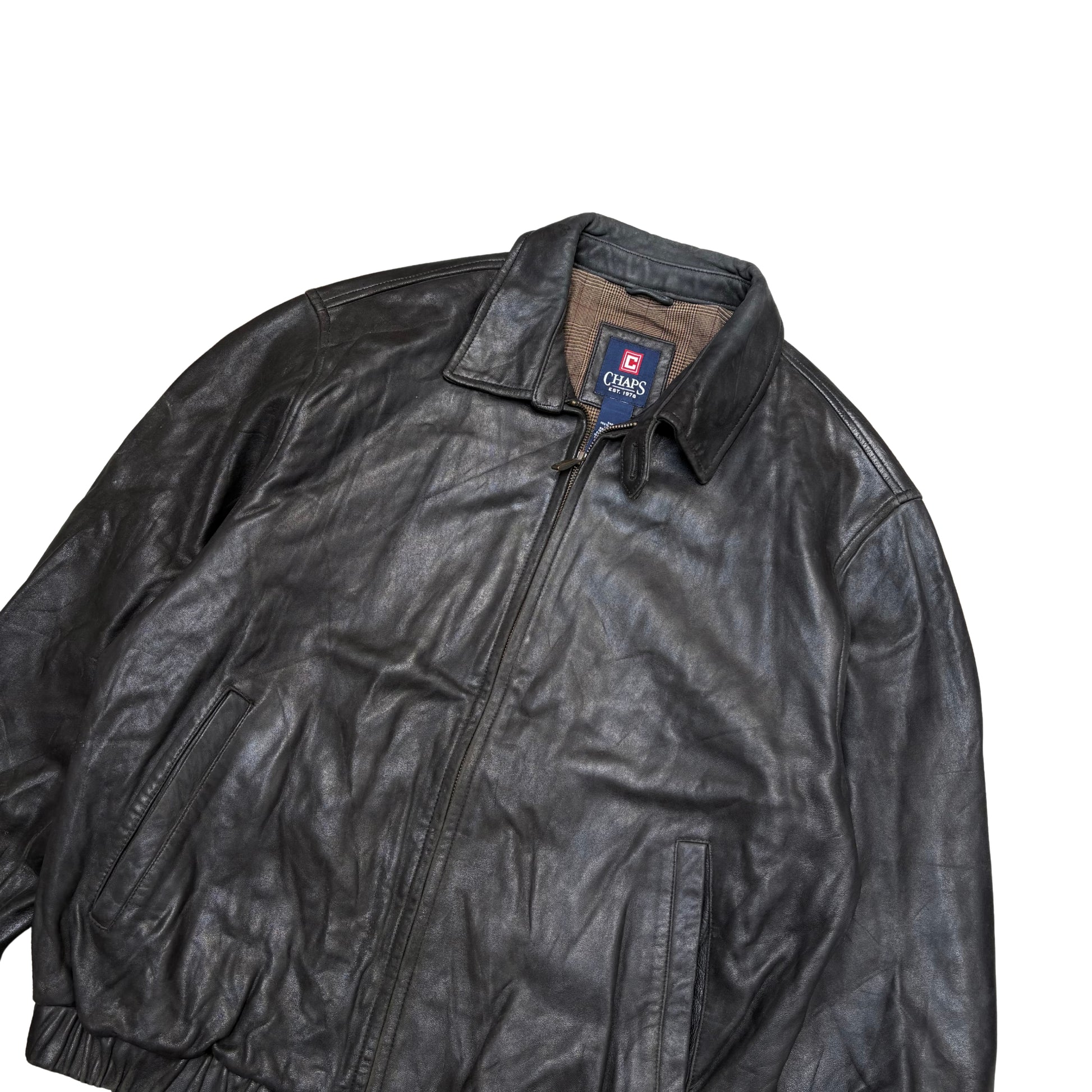 CHAPS LEATHER JACKET