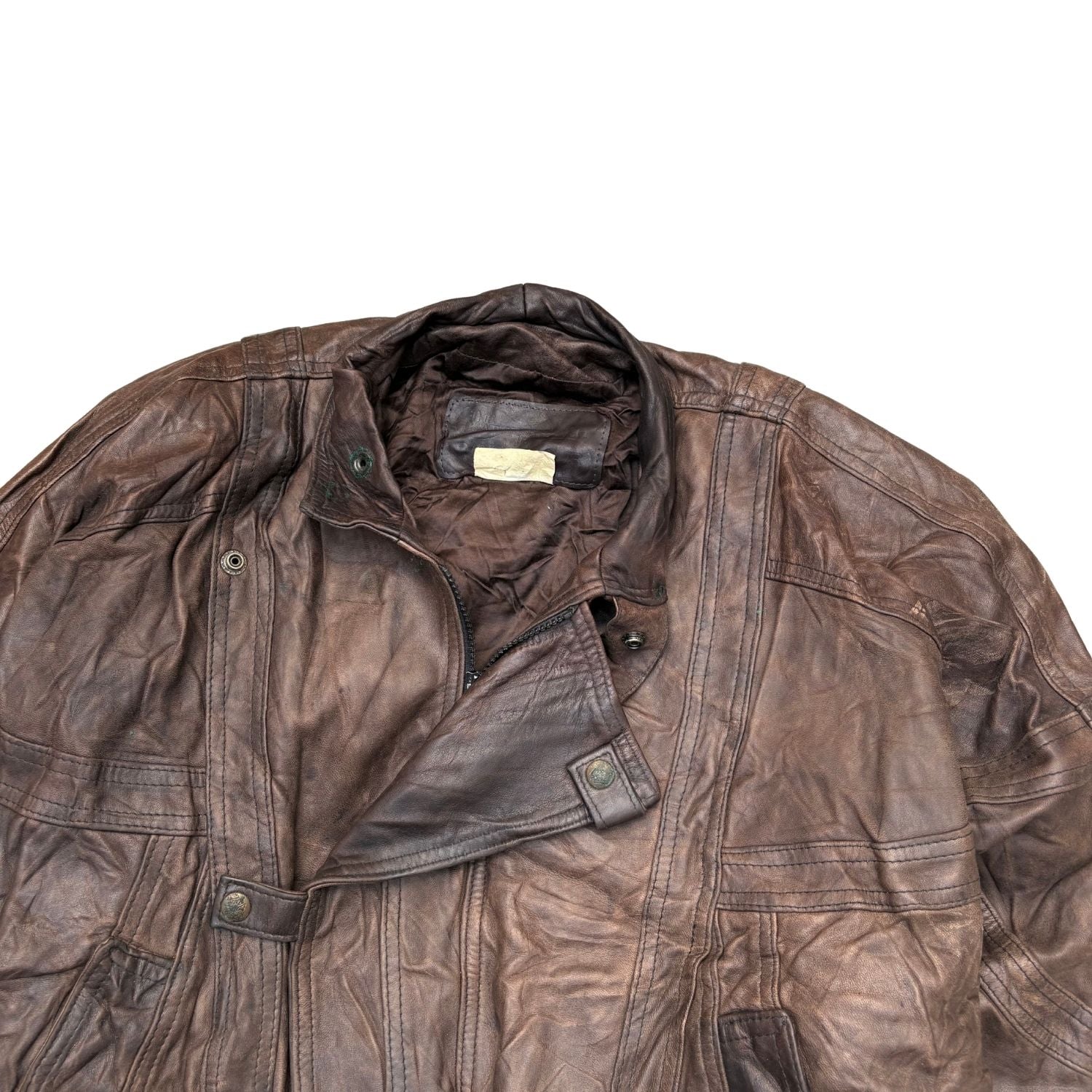 BROWN LEATHER JACKET