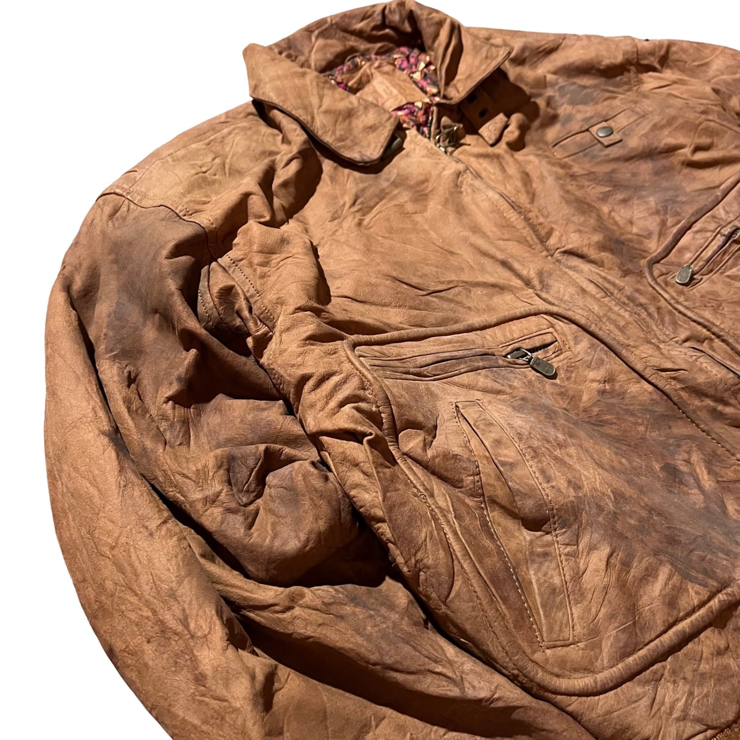 BLUES LEATHER JACKET