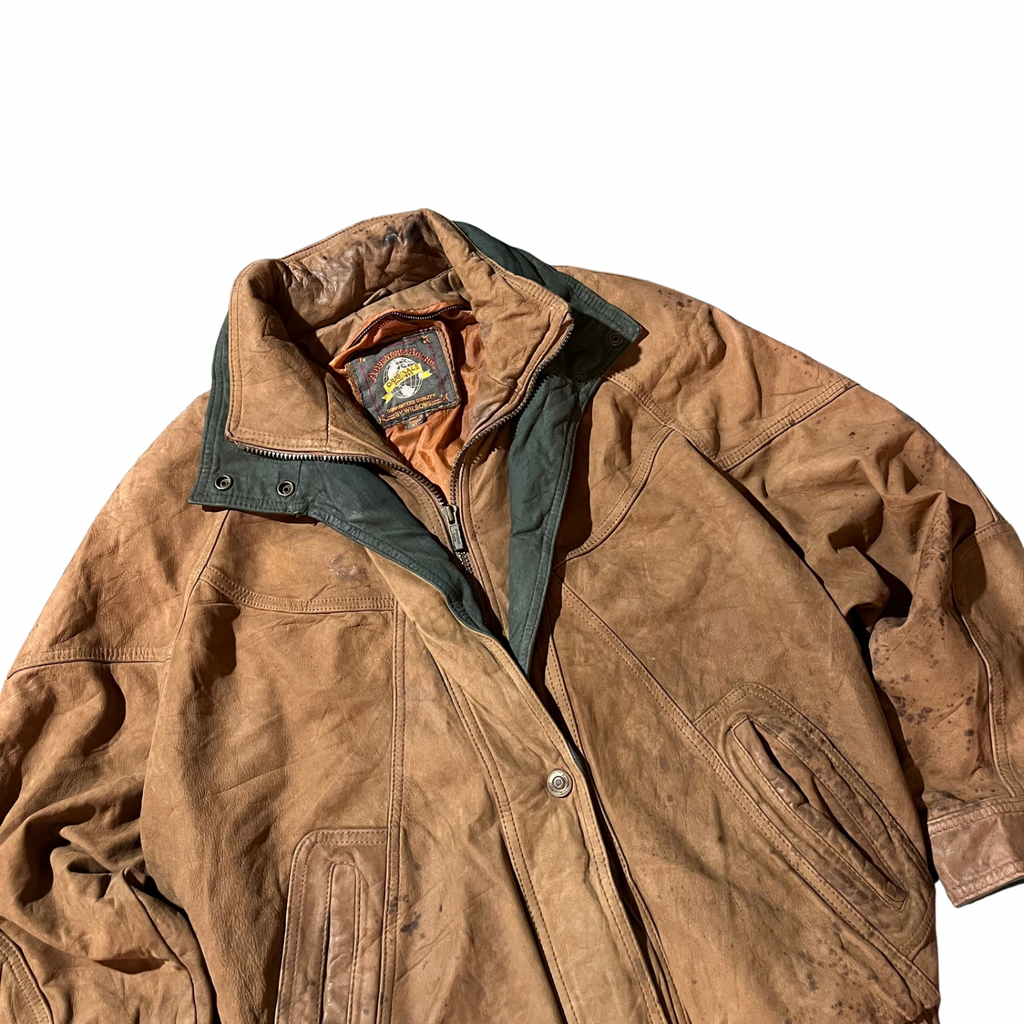 ADVENTURE BROWN LEATHER JACKET