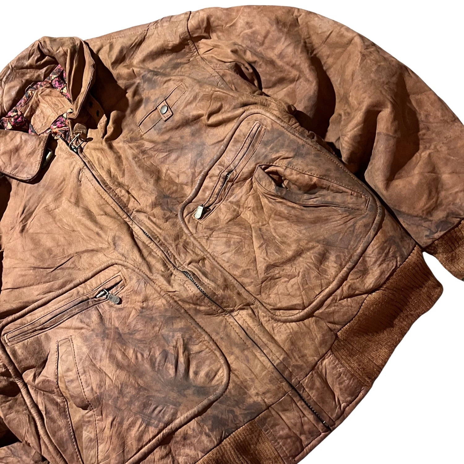 BLUES LEATHER JACKET