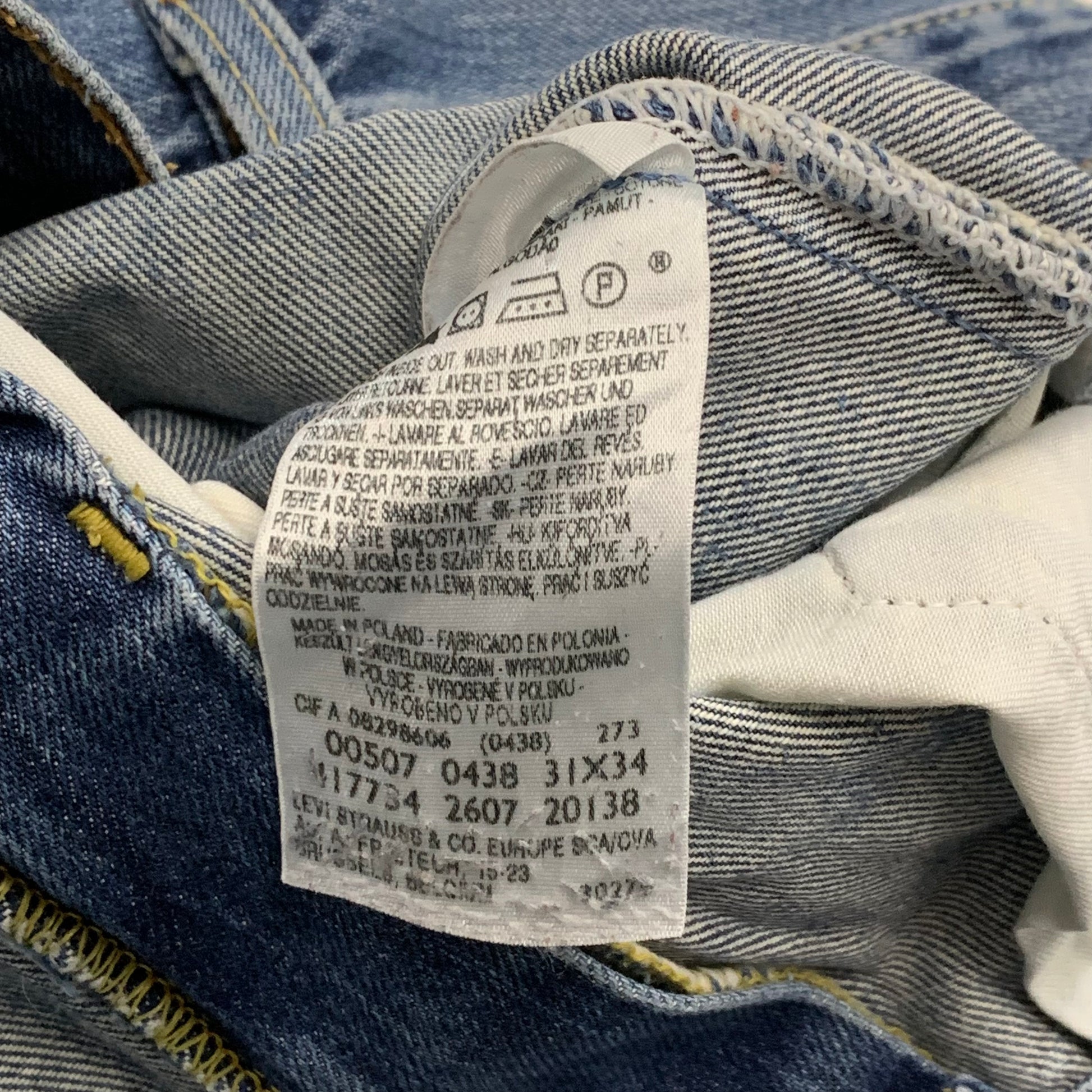 LEVI’s 507 JEANS