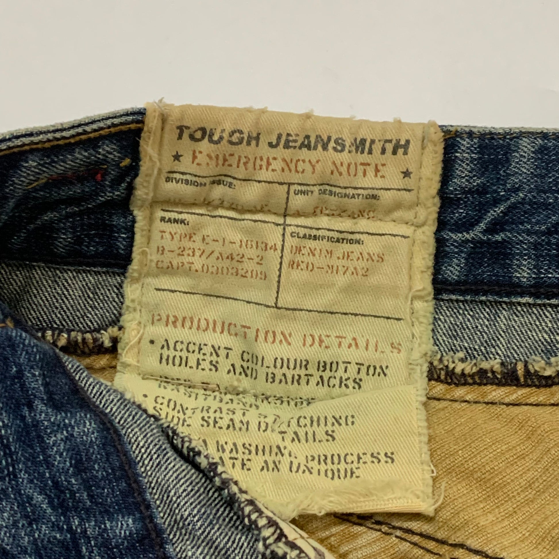 TOUGH VTG JEANS